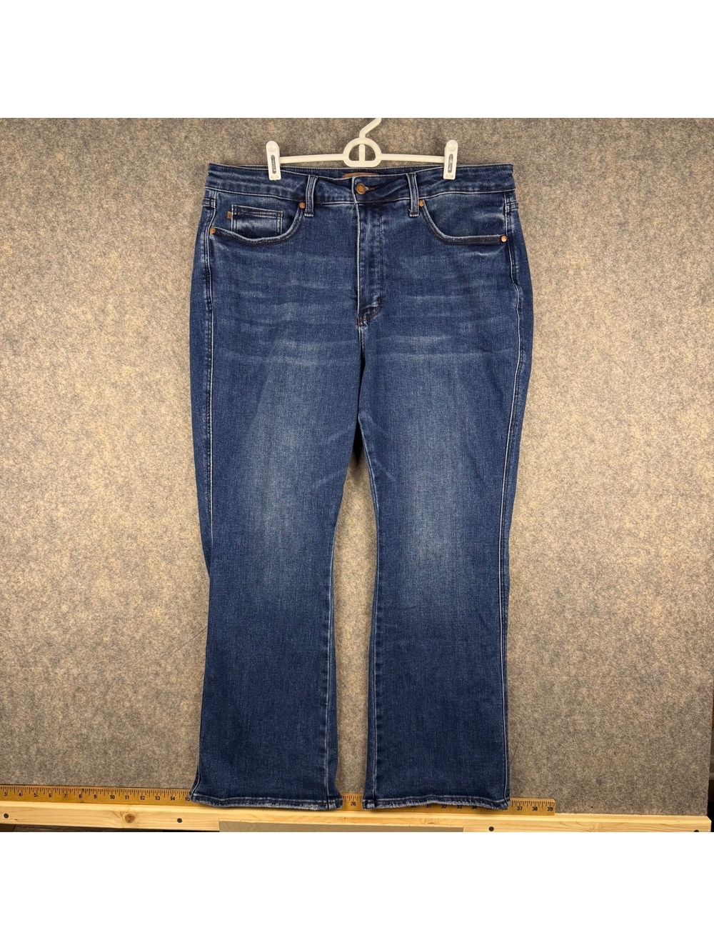 Judy Blue High Waist Tummy Control Boot Cut Blue Denim Jeans JB88786 20W 30” 406